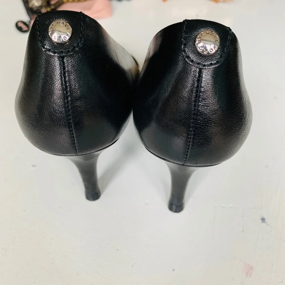 Michael Kors Black Leather Heels